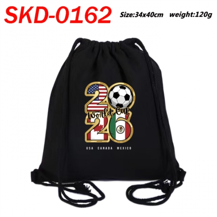 World Cup Anime Colored Drawstring Bag Backpack 40X34cm 120g