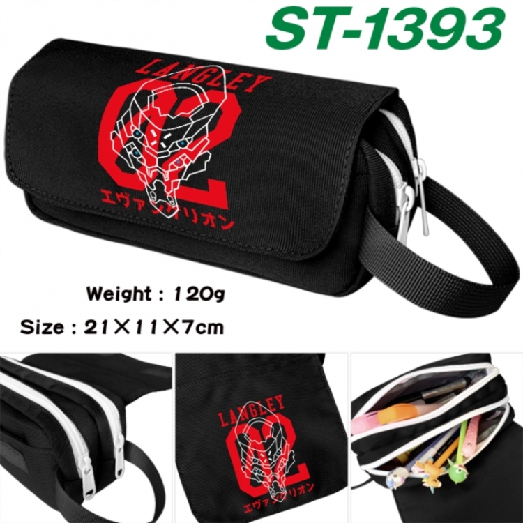 EVA Anime waterproof canvas portable double-layer pencil bag cosmetic bag 21x11x7cm