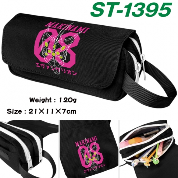 EVA Anime waterproof canvas portable double-layer pencil bag cosmetic bag 21x11x7cm