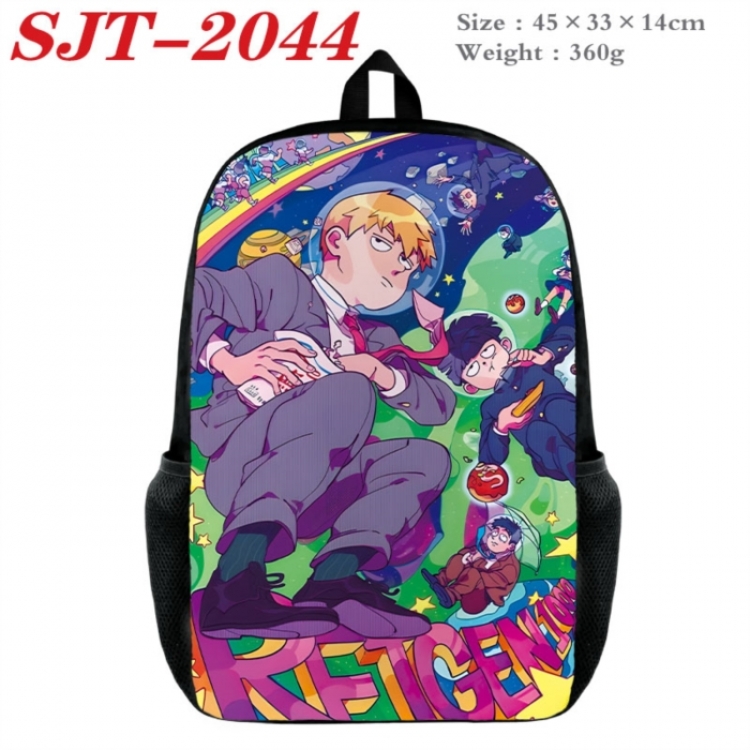 Mob Psycho 100 Anime nylon canvas backpack student backpack 45x33x14cm