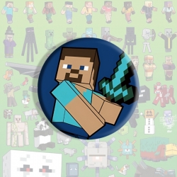 Minecraft Anime tinplate brooc...