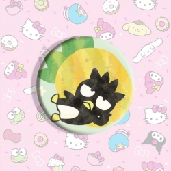 Sanrio Anime tinplate brooch b...