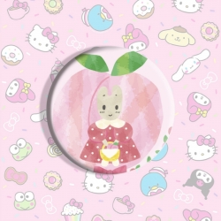 Sanrio Anime tinplate brooch b...