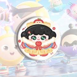 Eggy Party Anime tinplate broo...