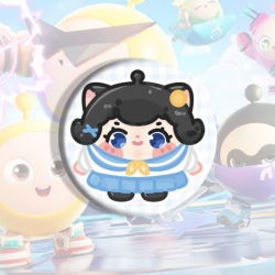 Eggy Party Anime tinplate broo...