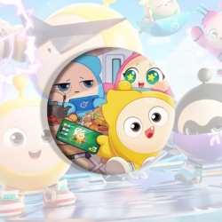 Eggy Party Anime tinplate broo...
