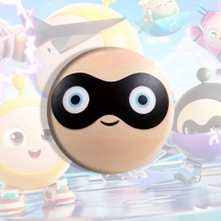 Eggy Party Anime tinplate broo...