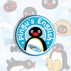 Pingu Anime tinplate brooch ba...
