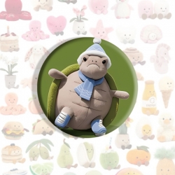 Jellycat Anime tinplate brooch...