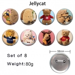 Jellycat Anime tinplate brooch...