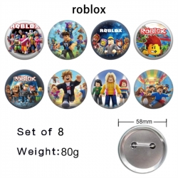 Roblox Anime tinplate brooch b...