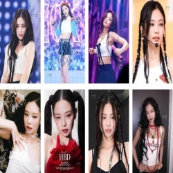 BLACK PINK Embossed poster 8 p...