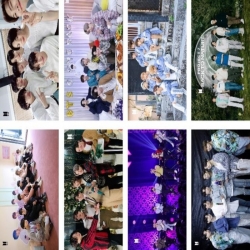 BTS Embossed poster 8 pcs a se...