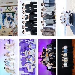 BTS Embossed poster 8 pcs a se...