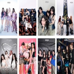 AESPA Embossed poster 8 pcs a ...