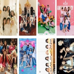 IVE Embossed poster 8 pcs a se...