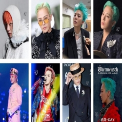 G-Dragon Embossed poster 8 pcs...