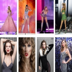 Taylor Embossed poster 8 pcs a...
