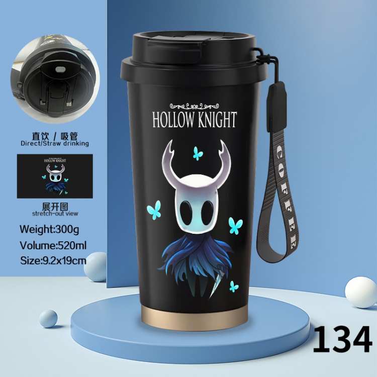 The Hollow Knight Anime peripheral stainless steel coffee cup 520ML