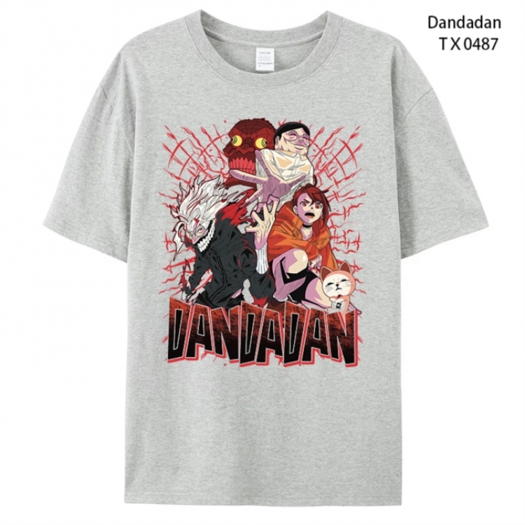DANDADAN Anime peripheral printed pure cotton T-shirt from S to 4XL