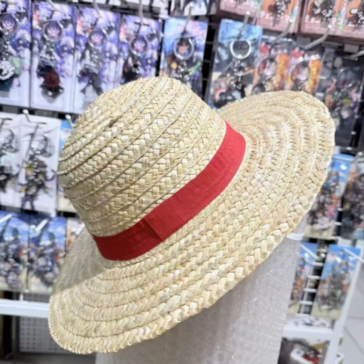 One Piece Anime Cartoon Cosplay Sunscreen Grass Hat 35cm