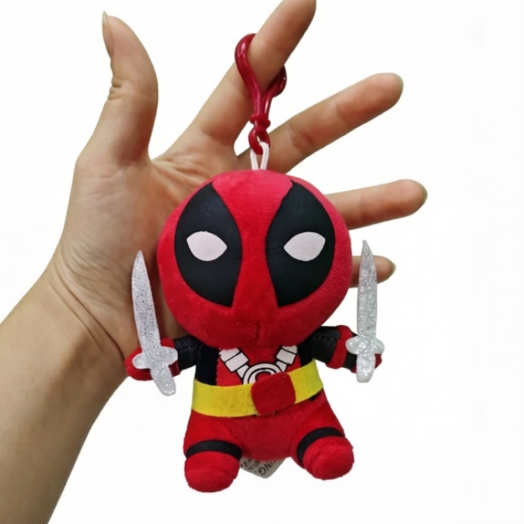 Deadpool Anime peripheral plush toy pendant 10CM price for 24 pcs