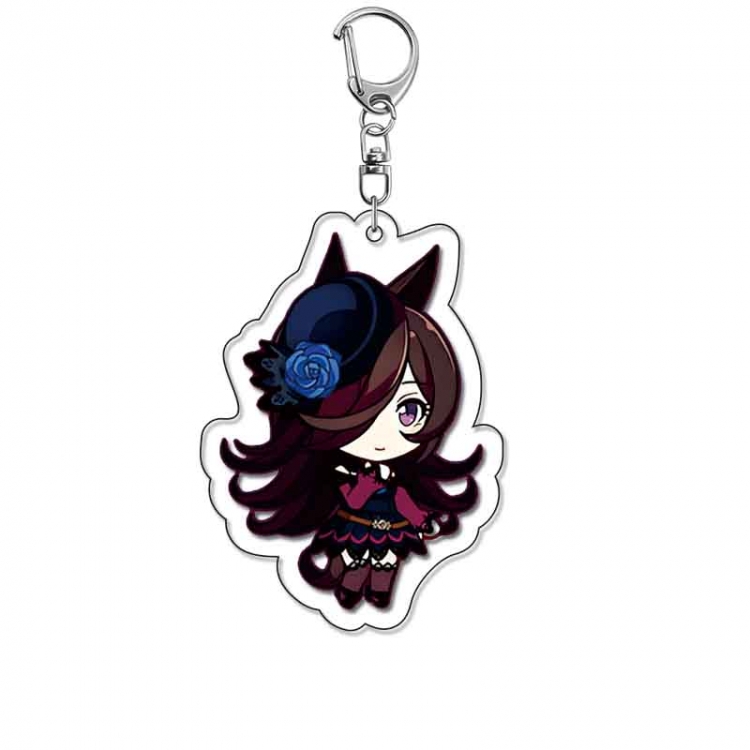 Pretty Derby Anime Acrylic Keychain Charm price for 5 pcs