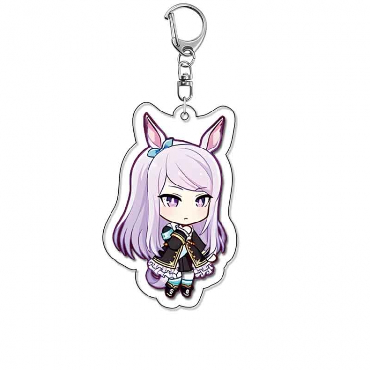 Pretty Derby Anime Acrylic Keychain Charm price for 5 pcs