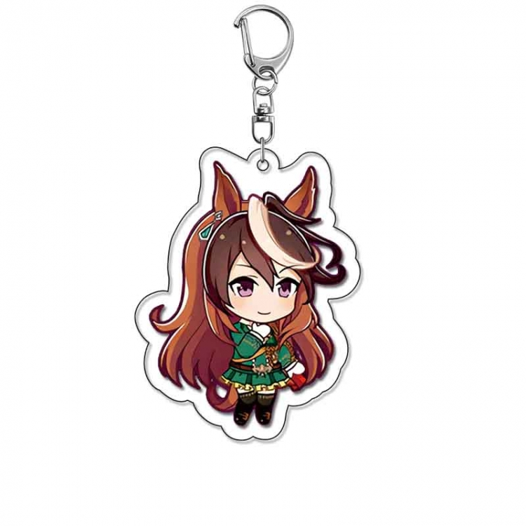 Pretty Derby Anime Acrylic Keychain Charm price for 5 pcs