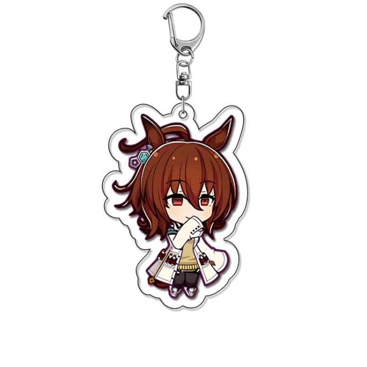 Pretty Derby Anime Acrylic Keychain Charm price for 5 pcs