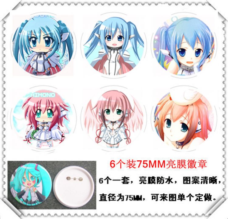 Brooch(price fpr 6 pcs a set) random selection