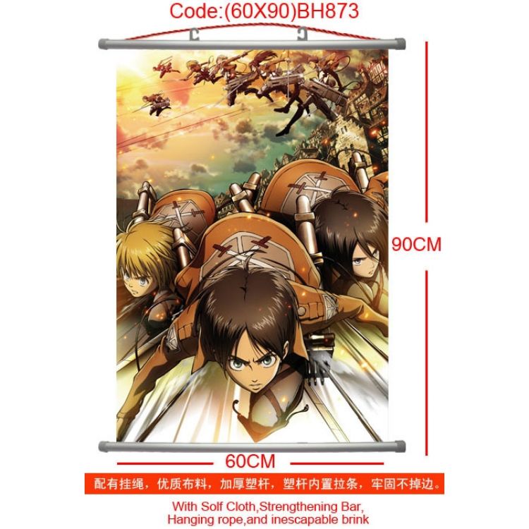BH873 Attack on Titan Wallscroll