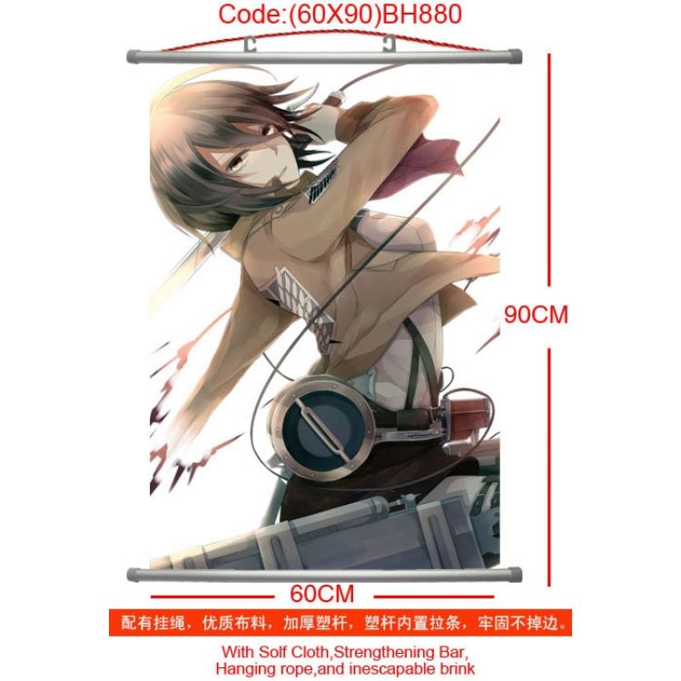BH880 Attack on Titan Wallscroll