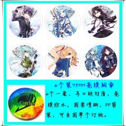 Sword Art Online  Brooch 6 pcs...