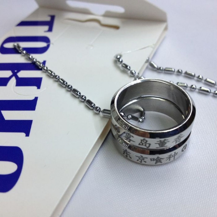 Tokyo Ghoul kirisima touka Ring Necklace