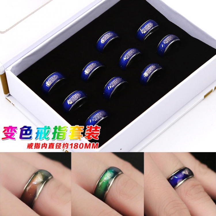 League of Legends Ring 10pcs a set