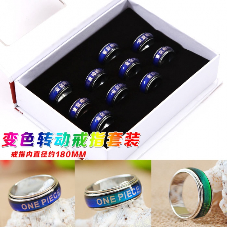 Tokyo Ghoul Ring price for 10pcs a set