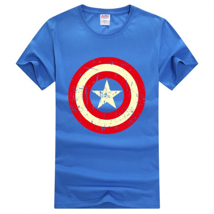 The Avengers shield sign T-shirt Blue