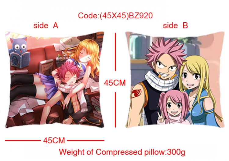 BZ920 Fairy tail Double sides cushion 45x45cm