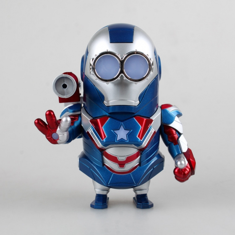 Minions Cos Iron Man Figure 13cm  Blue