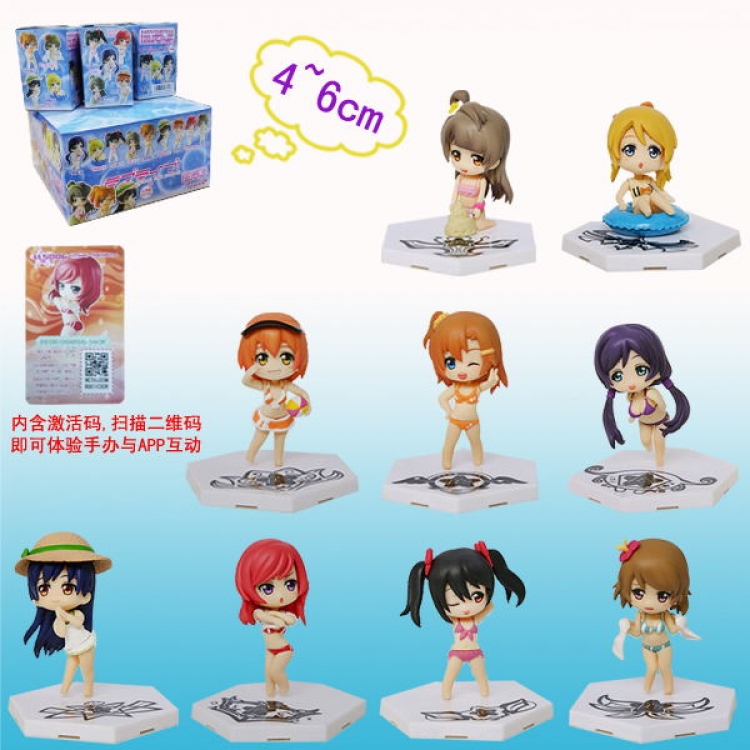 LOVE LIVE  Figure set price for 9 pcs a set