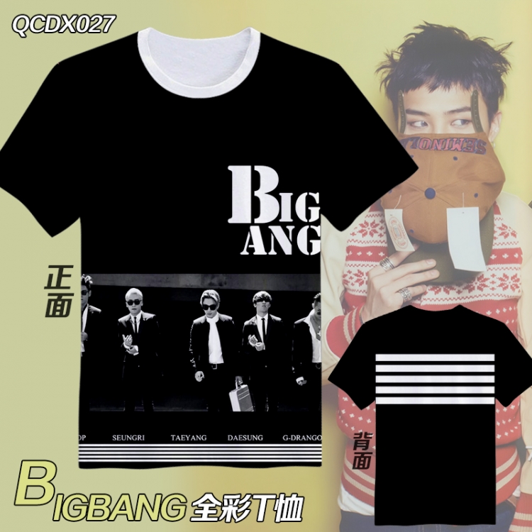 QCDX027-bigbang Full color Anime Micro Fiber short-sleeved T-shirt M L XL XXL