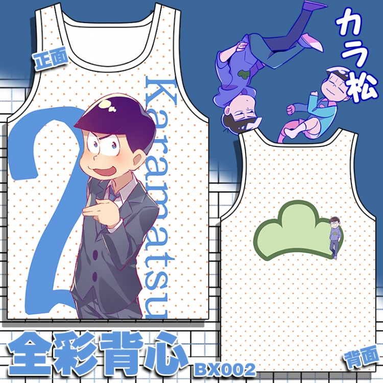 Osomatsu vest M L XL XXL Breathable fabric