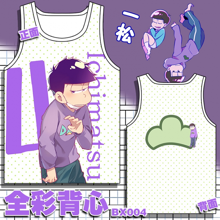 Osomatsu Kun vest M L XL XXL Breathable fabric