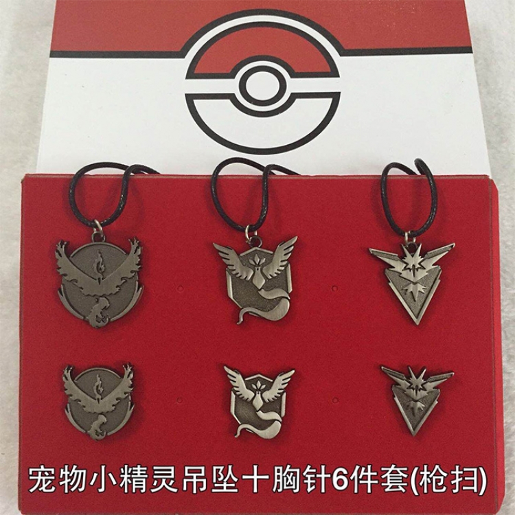 Necklace Pokemon  price  for  6 pcs a set