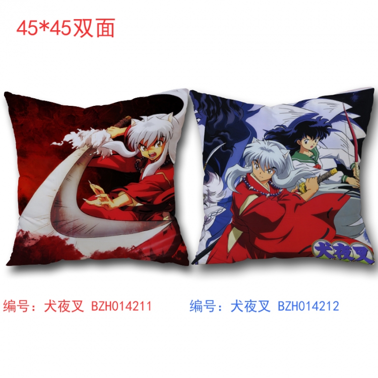 Inuyasha cushion pillow  45*45cm NO FILLING