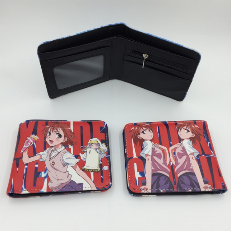 Toaru Kagaku no Railgun pu short wallet