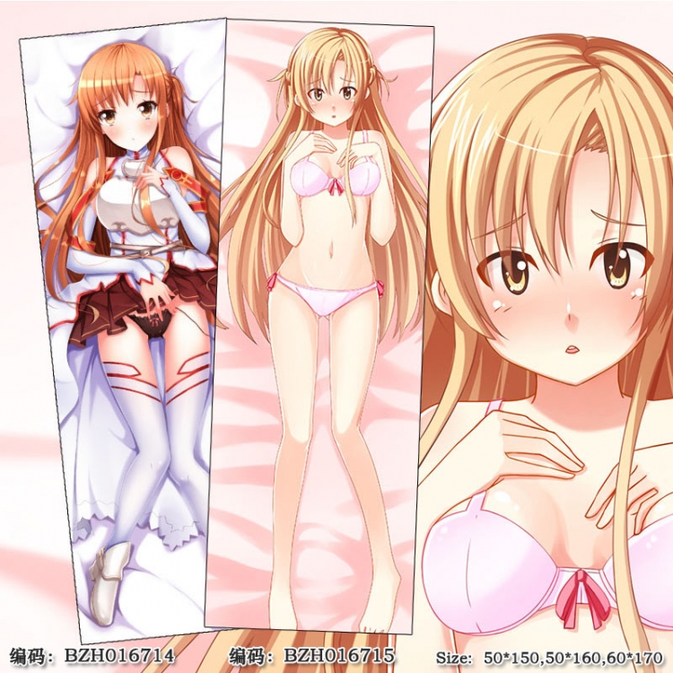 BZH016714 Sword Art Online Double-sided super soft comfort plush pillow  60X170CM