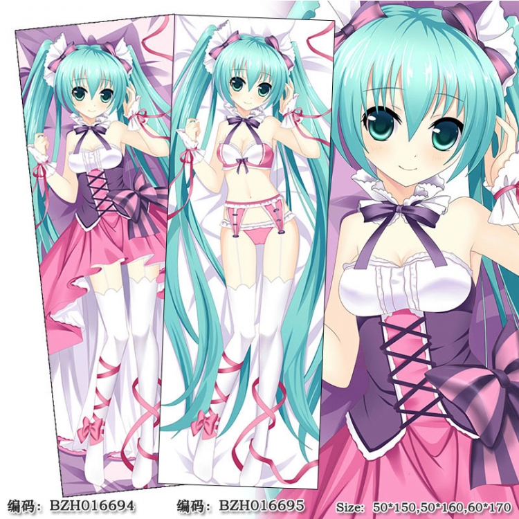 BZH016694 Vocaloid Double-sided super soft comfort plush pillow  60X170CM