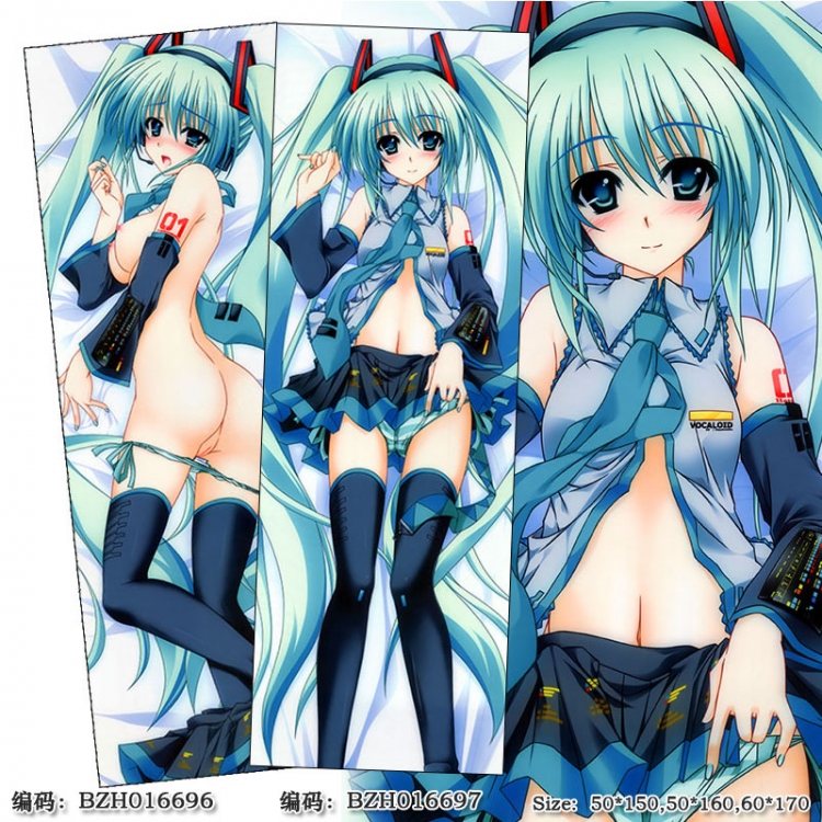 BZH016696 Vocaloid Double-sided super soft comfort plush pillow  60X170CM